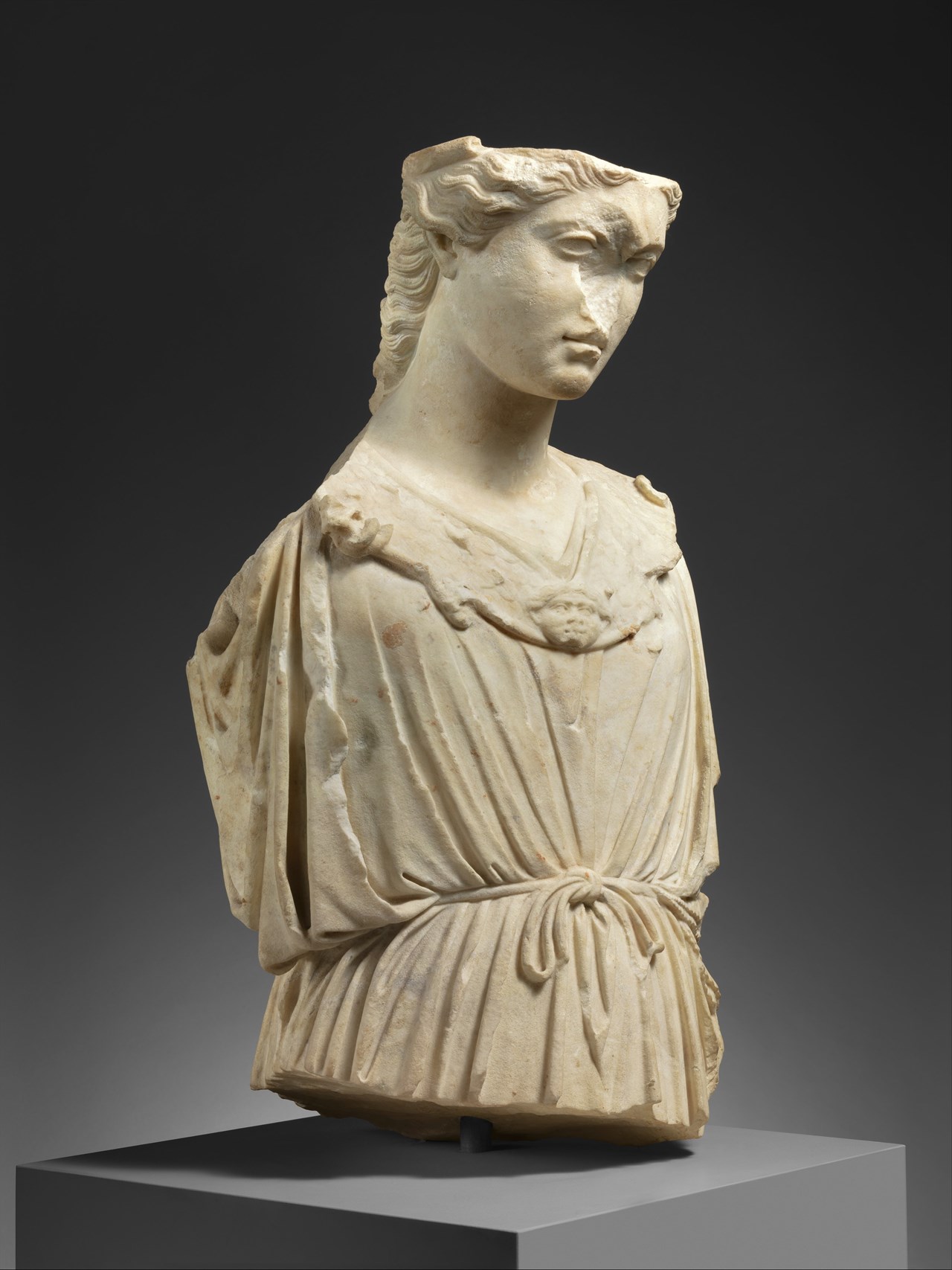 Marble head and torso of Athena Roman  1st–2nd century CE https://www.metmuseum.org/art/collection/search/251476