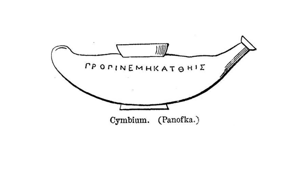 Cymbium (kind of cup used in Ancient Greece). Theodor Panofka (1800-1858).