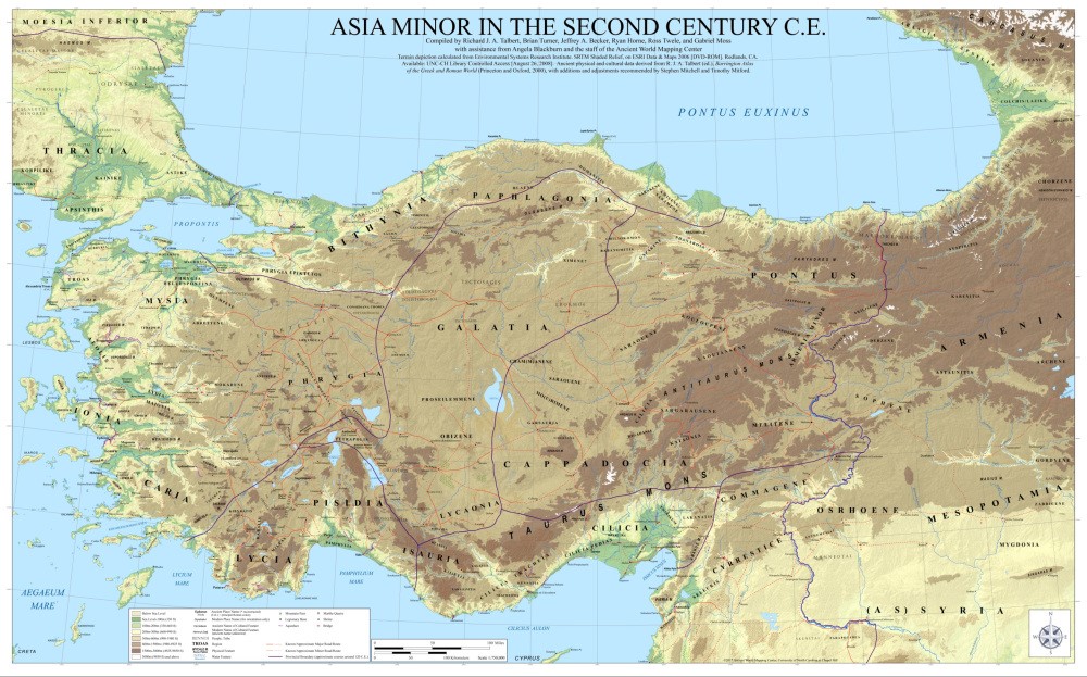 Asia Minor in the second century C.E.